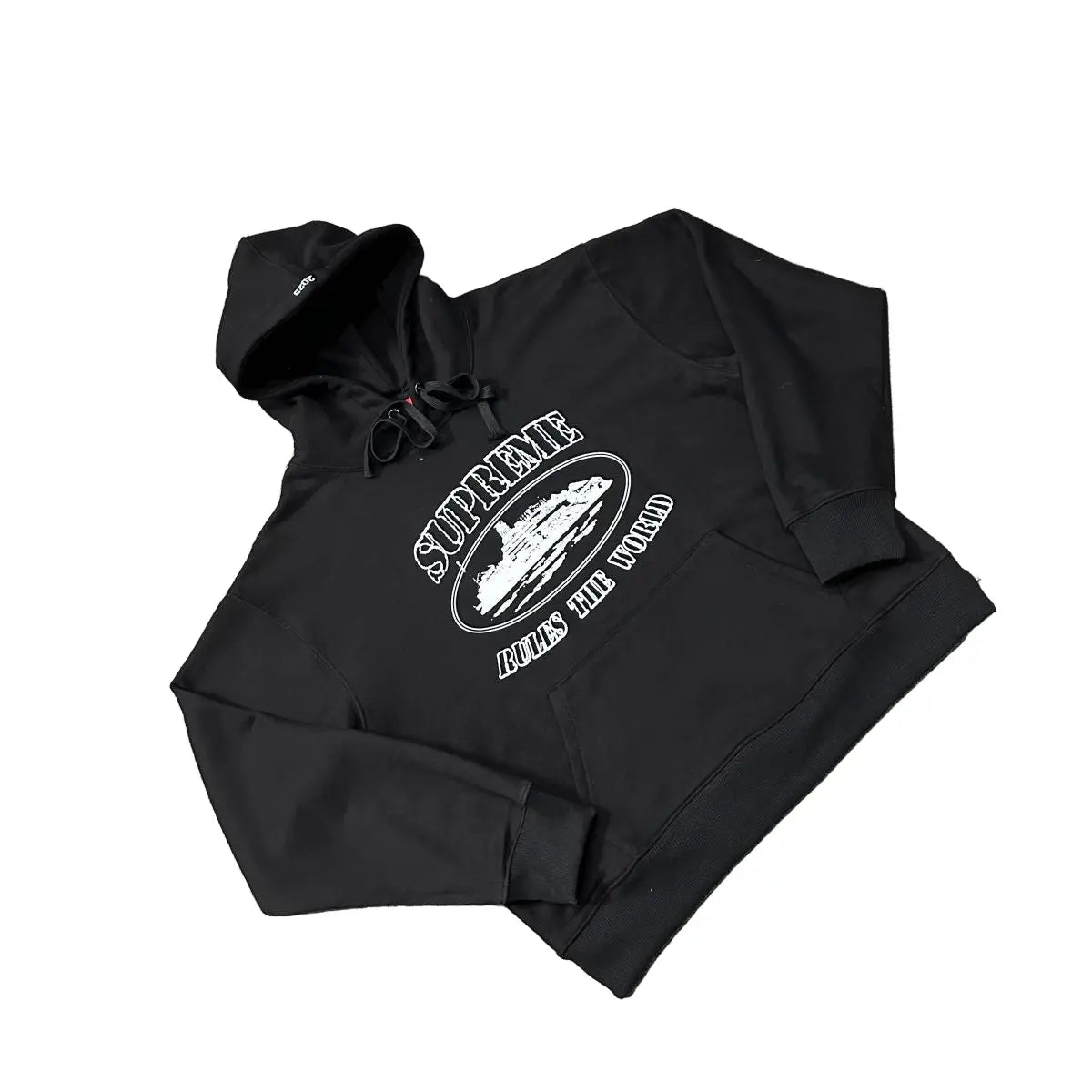 Supreme x Corteiz | Rules The World Hoodie | Black Supreme corteiz
