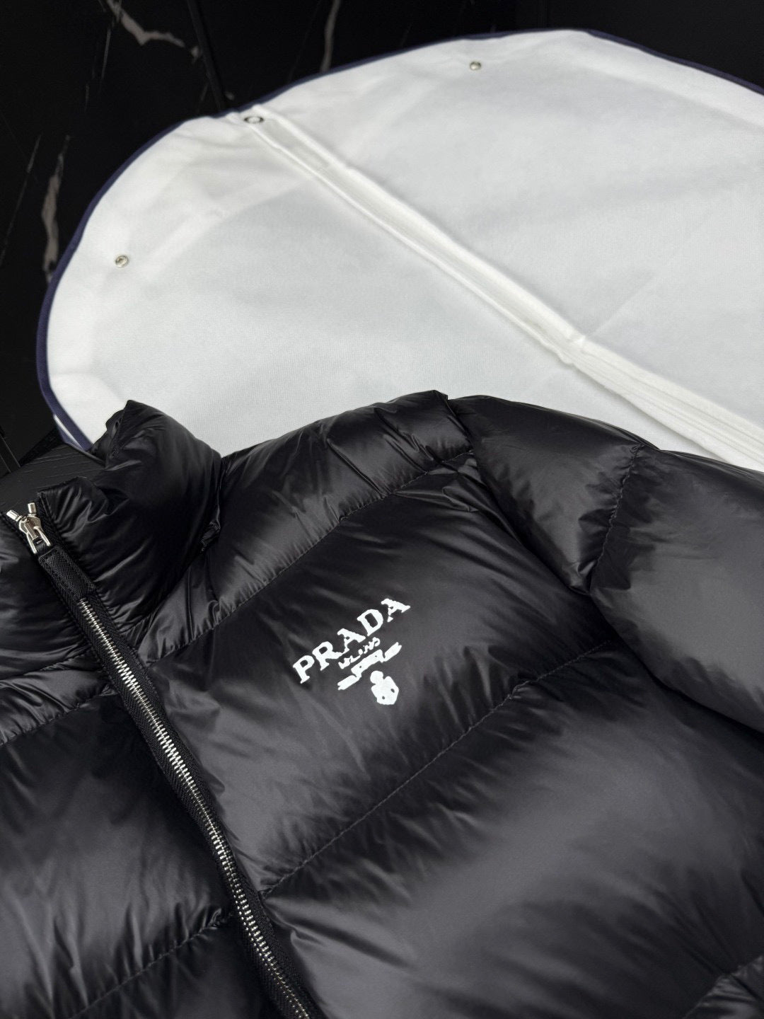 Prada | Down Puffer Jacket | Black
