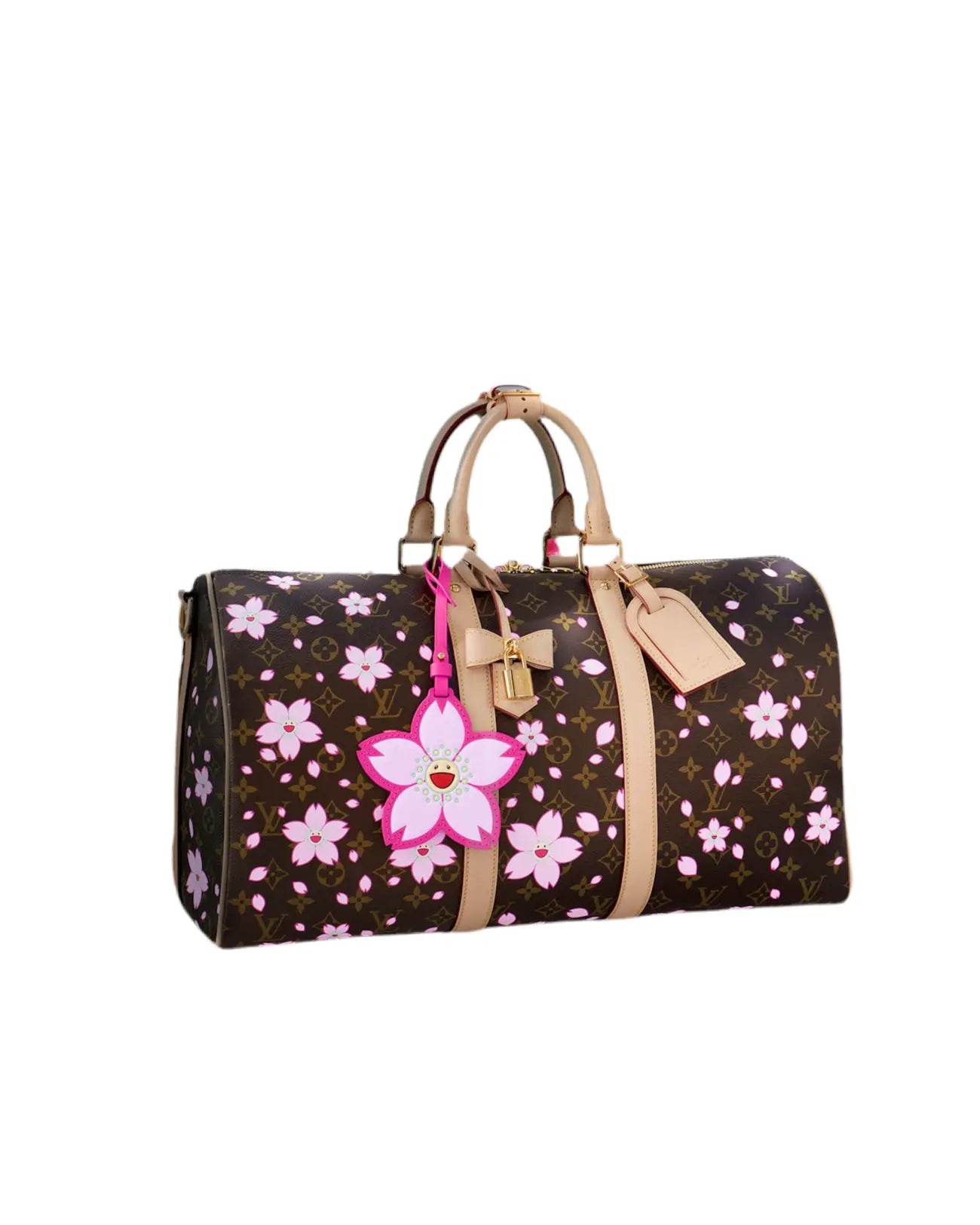 Louis Vuitton x Takashi Murakami | Keepall Bandoulière 45 | Cherry Blossom Re-Edition Louis Vuitton