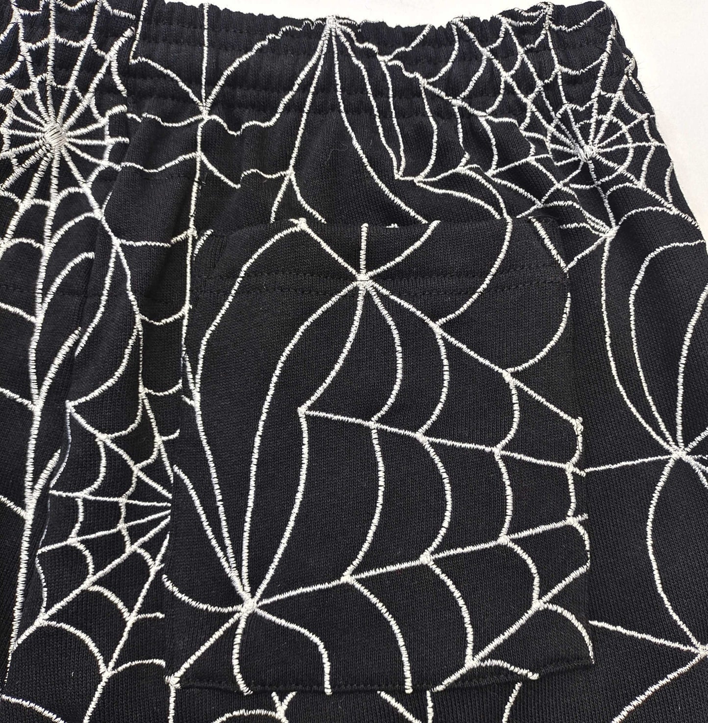 Sp5der | AOP Web Sweatpants | Black
