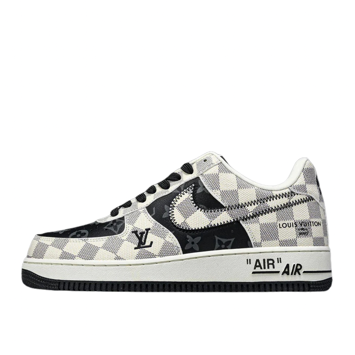 Louis Vuitton x Nike Air Force 1 | Royal Black
