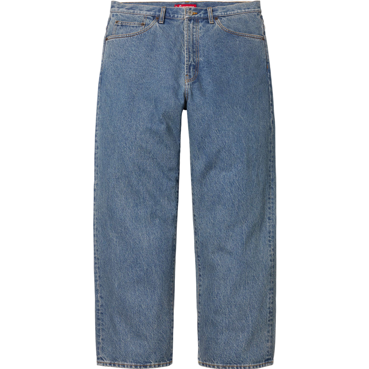 Supreme | Baggy Jeans | Washed Indigo