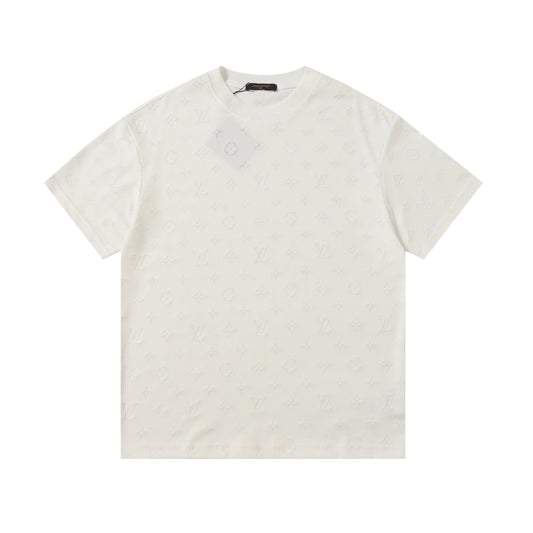 Louis Vuitton | Monogram Jacquard Knit Tee | Black / Grey / White | Oversized Louis Vuitton