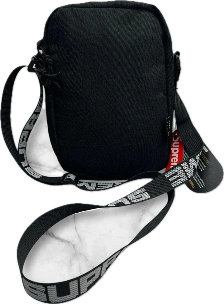 Supreme | Black Shoulder Bag | Cordura Nylon Crossbody
