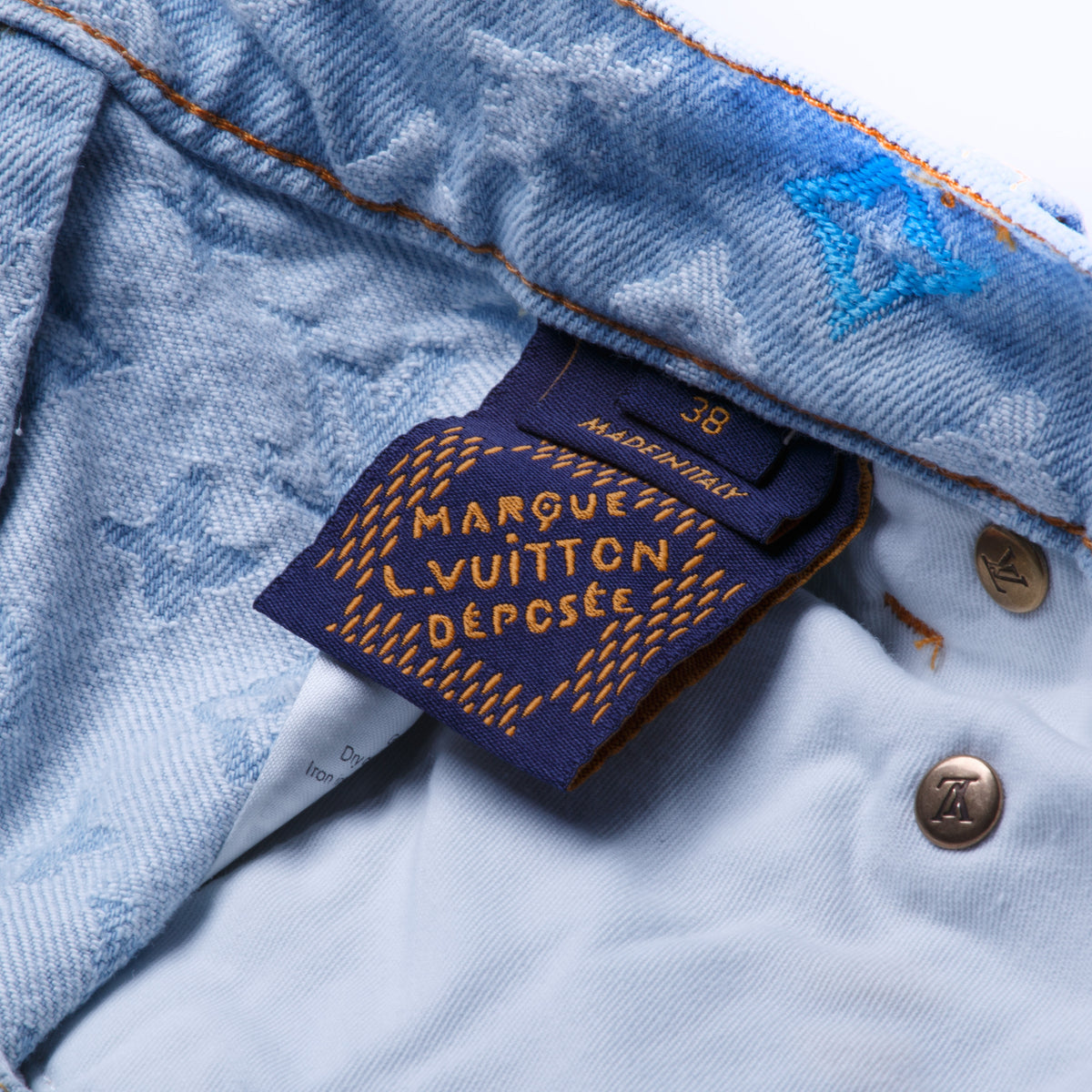 Louis Vuitton | Tyler, the Creator Monogram Denim Pants | Light Indigo