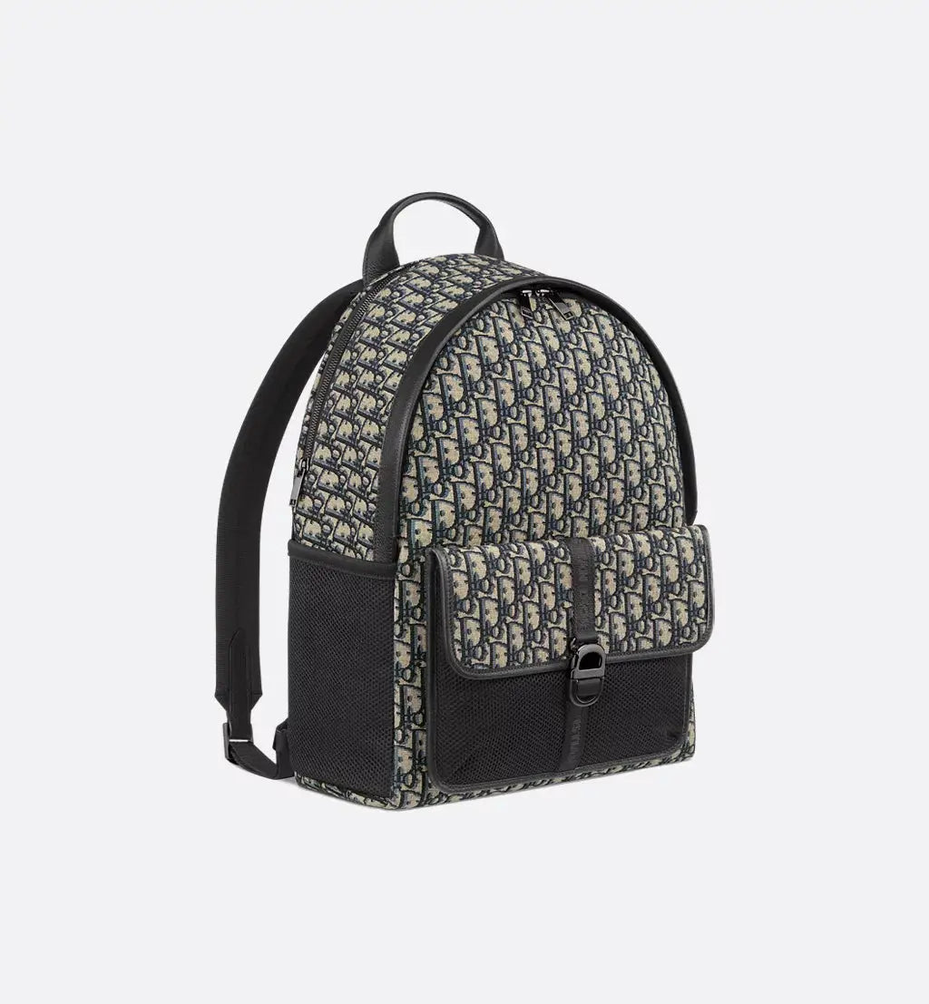 Dior | 8 Backpack | Beige & Black Oblique Jacquard UndergroundDesignerPlug