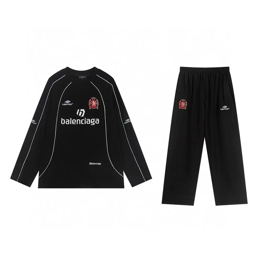 Balenciaga | Black Motorsport Long Sleeve Tracksuit Set Balenciaga