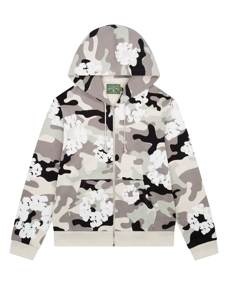Denim Tears | Camo Cotton Wreath Zip Hoodie Denim Tears
