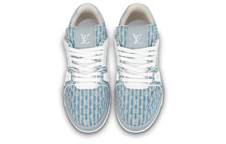 Louis Vuitton | LV Trainer Sneaker Blue Stripes with Monogram