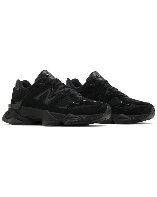 New Balance | 9060 Triple Black Suede Patent