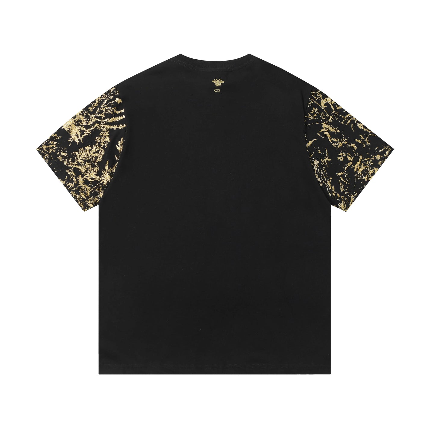 Dior | Gold Foil Splatter Tee | White & Black Variants Dior