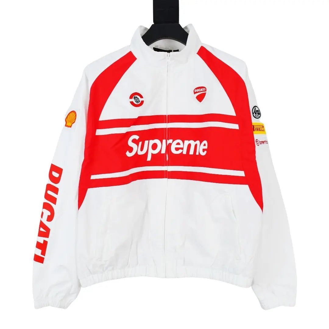 Supreme | Ducati Racing Jacket | Black Grey / White Red Supreme