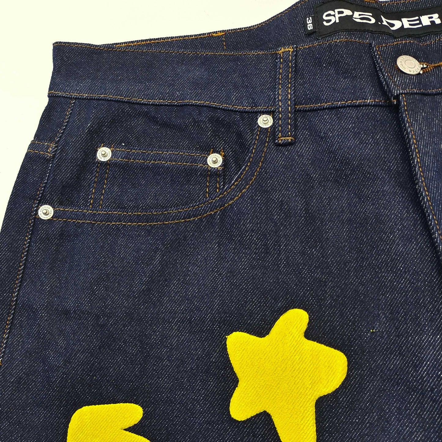 Sp5der | Beluga Denim Jeans | Indigo