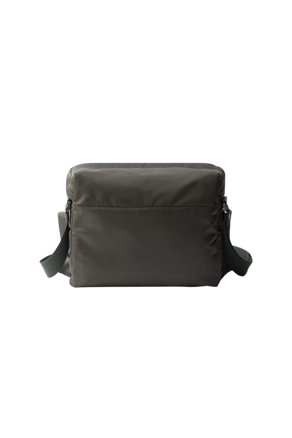 Prada | Re-Nylon and Leather Shoulder Bag in Green