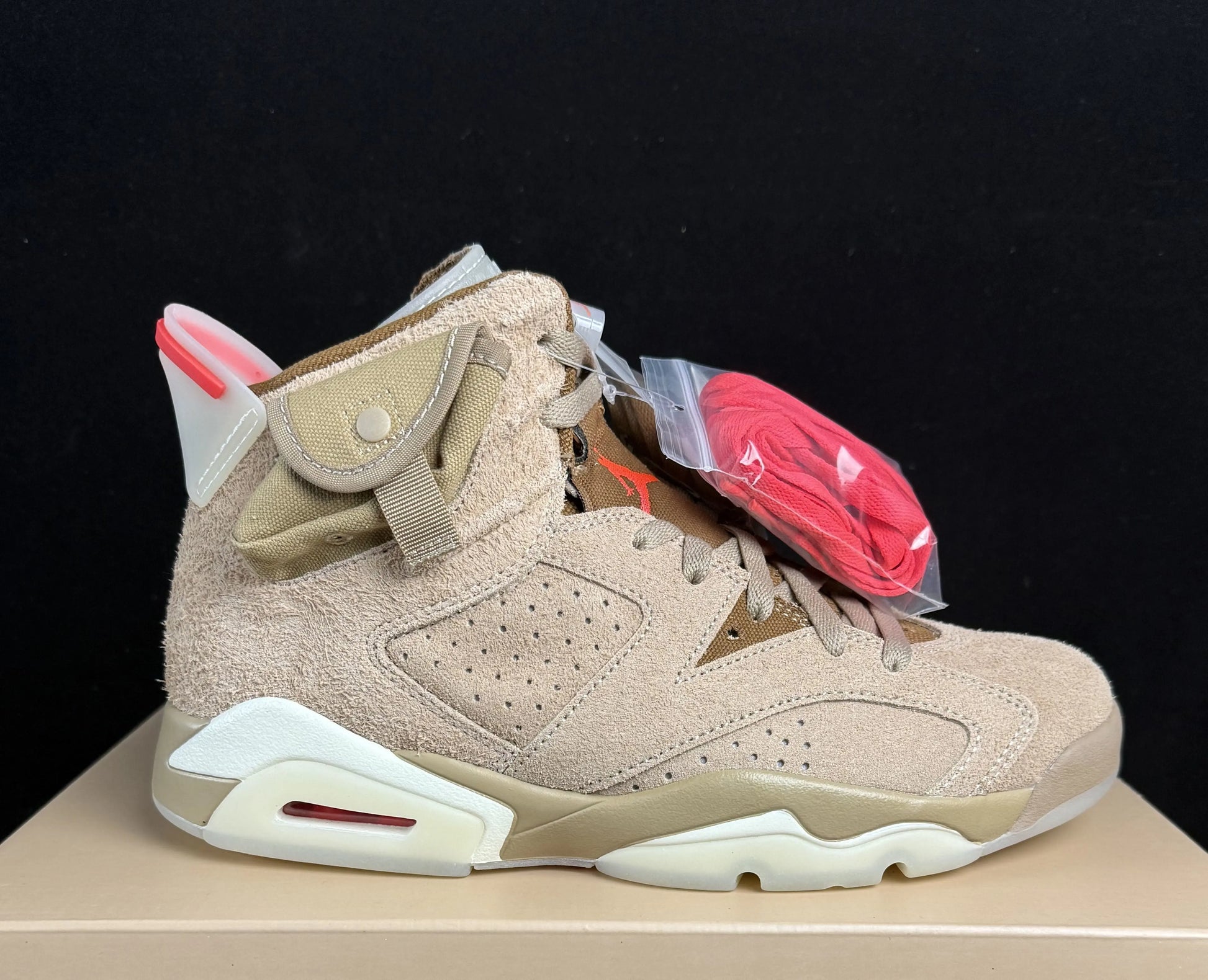 Air Jordan x Travis Scott 6 Retro “British Khaki” Sneakers Air Jordan x Travis Scott