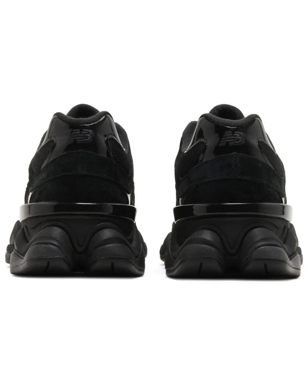 New Balance | 9060 Triple Black Suede Patent