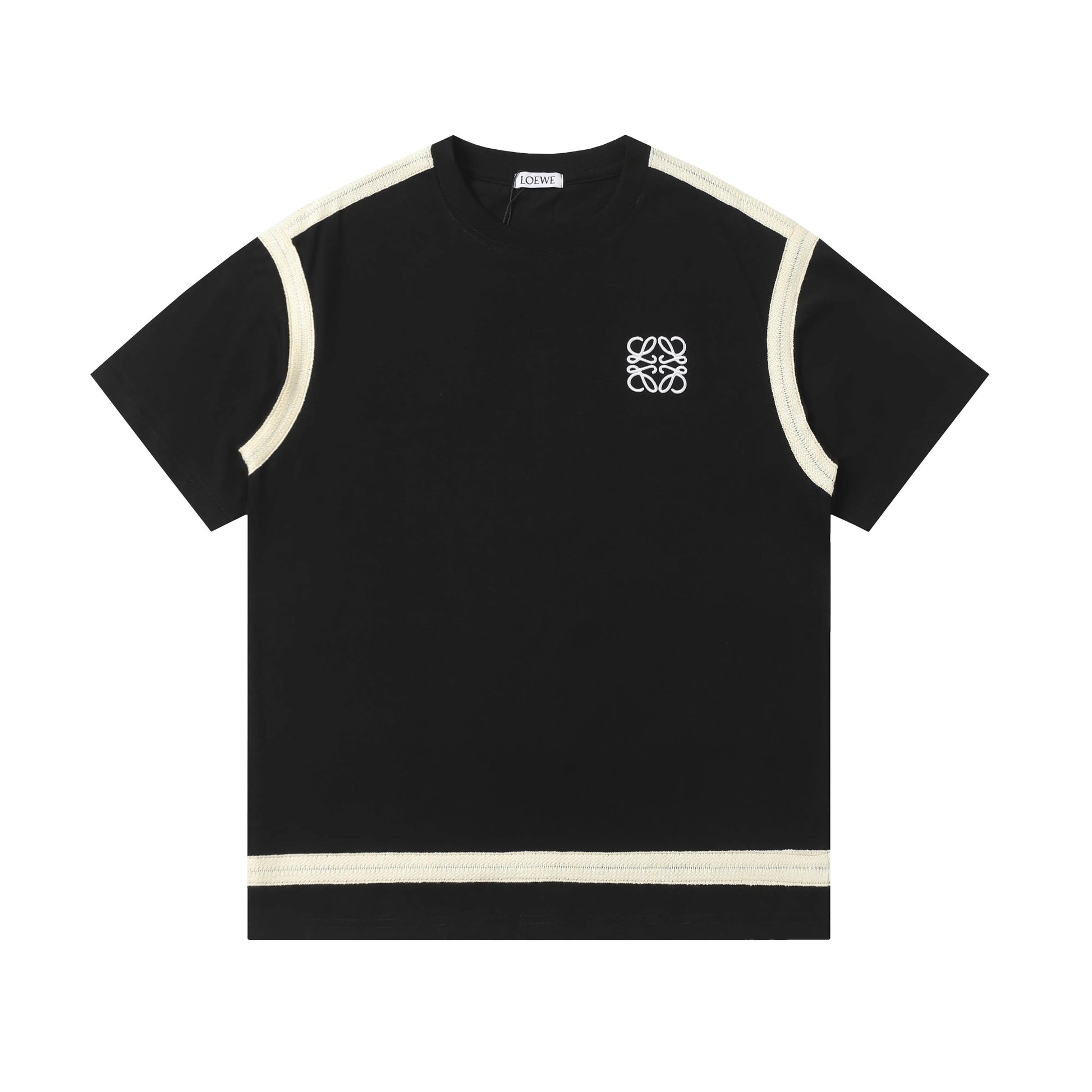 Loewe | Black Anagram Patch Knit T-Shirt Loewe