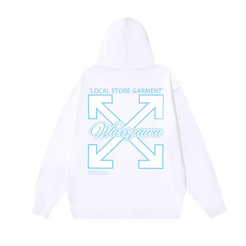Off-White | Arrow Back Hoodie | Black & White