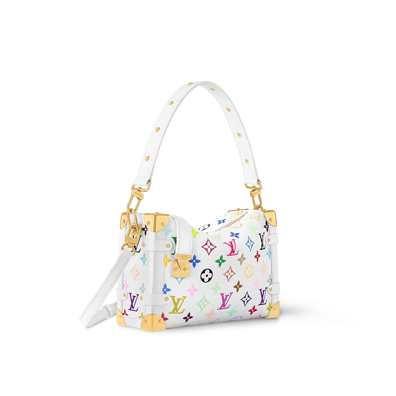 Louis Vuitton x Takashi Murakami | Side Trunk MM | Multicolor Monogram Re-Edition Louis Vuitton