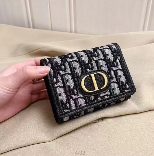 Dior | Oblique 30 Montaigne Wallet Blue