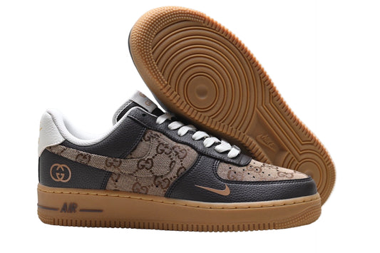 Custom Gucci x Nike Air Force 1 | Brown Monogram