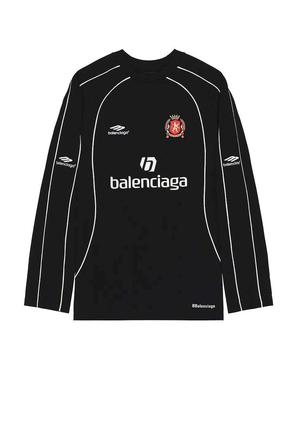 Balenciaga | Black Motorsport Long Sleeve Shirt Balenciaga