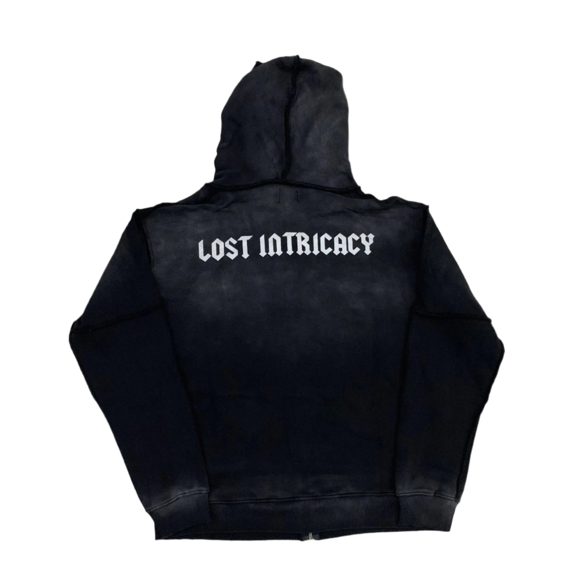 Lost Intricacy | Rhinestone Engraved Hoodie Sweat Set Lost Intricacy