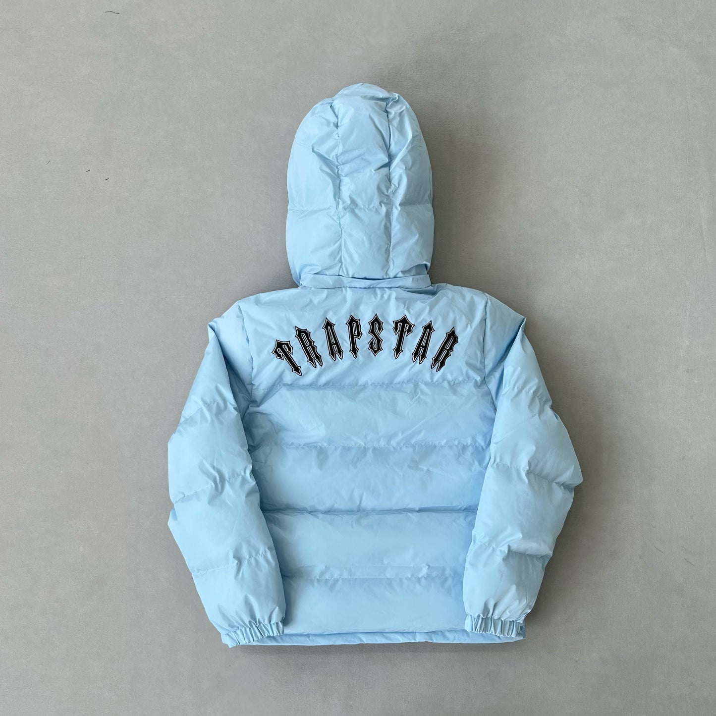 Trapstar London | Ice Blue Puffer Jacket | Detachable Hood | Streetwear Winter Outerwear