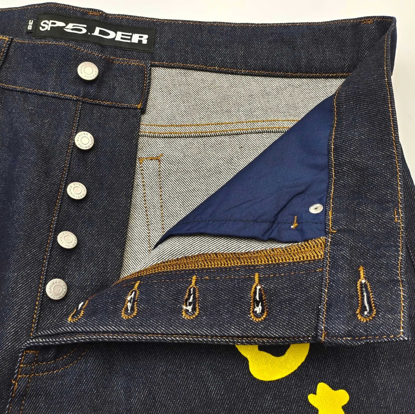 Sp5der | Beluga Denim Jeans | Indigo