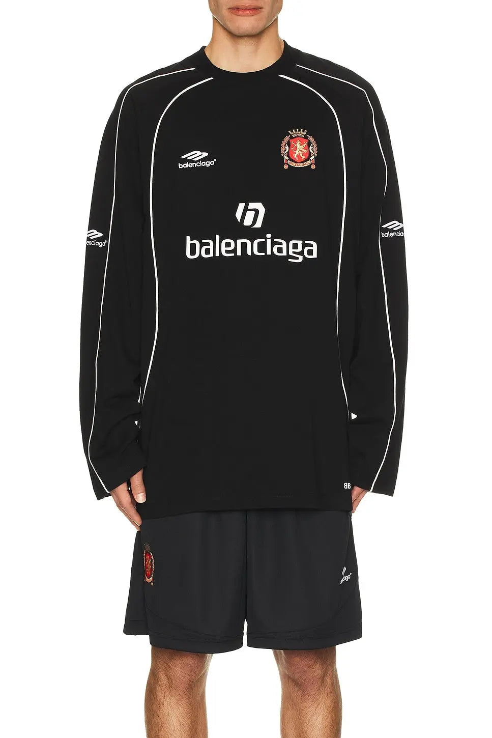 Balenciaga | Black Motorsport Long Sleeve Shirt Balenciaga