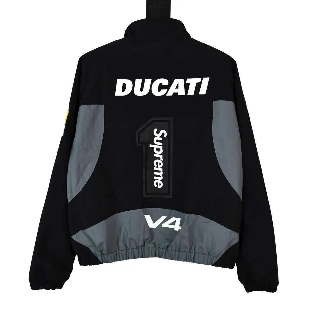 Supreme | Ducati Racing Jacket | Black Grey / White Red Supreme