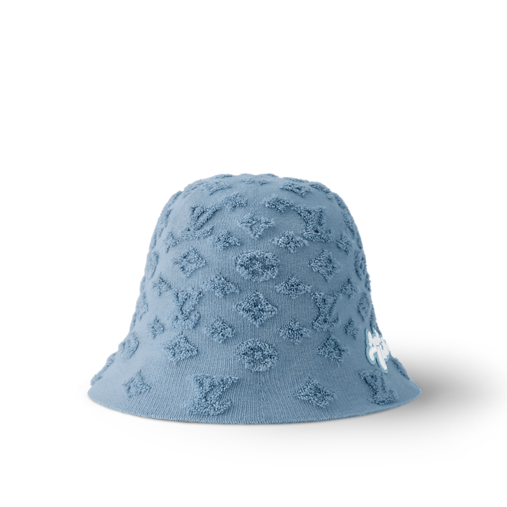 Louis Vuitton | Monogram Sponge Bucket Hat | Light Blue