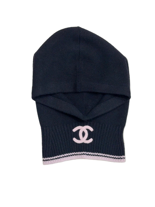 Chanel | Knit Beanie & Scarf Set | Black or White