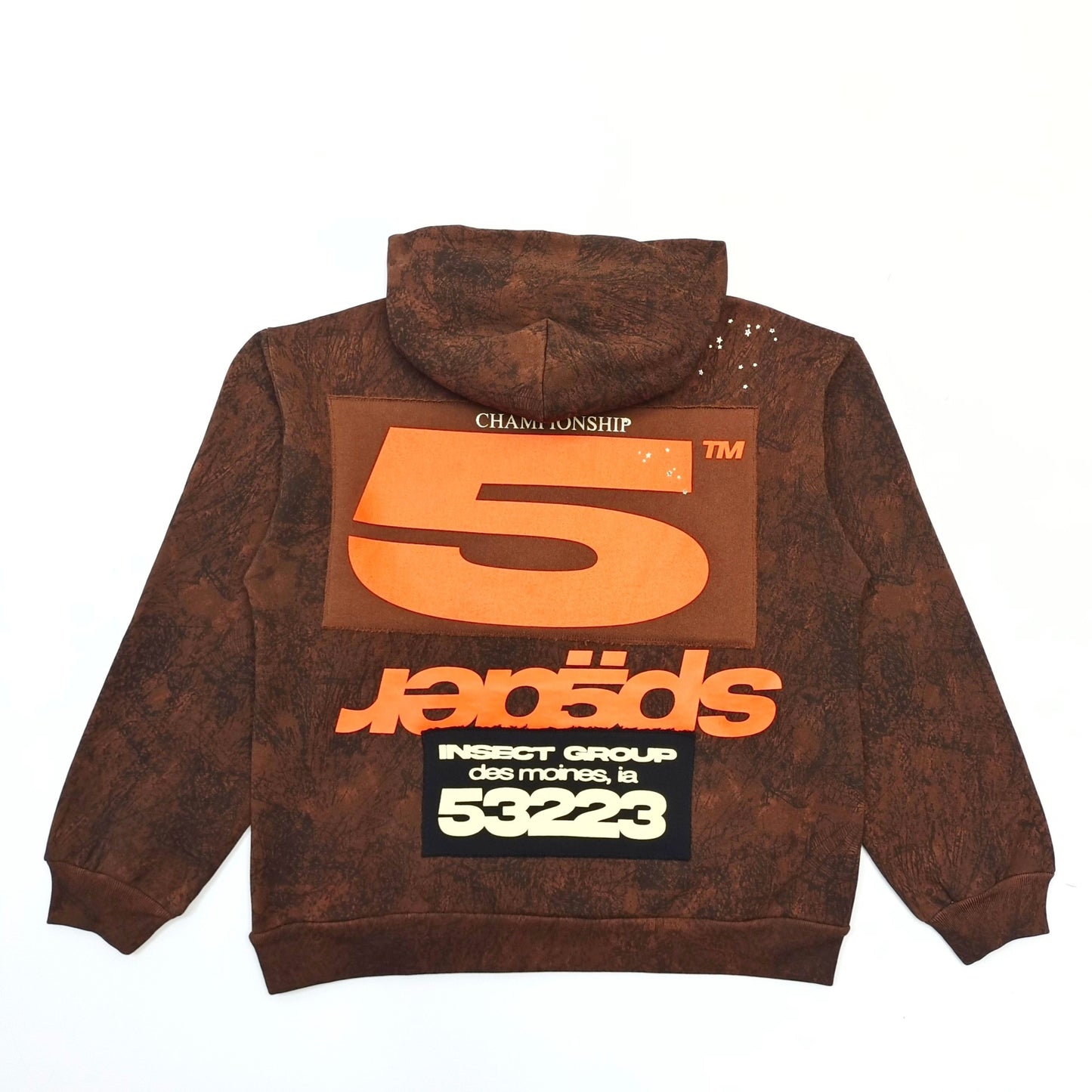 Sp5der | ComplexCon Exclusive Hoodie | Brown/Orange
