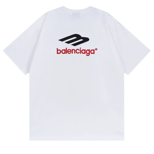 Balenciaga| Motorsport Logo T-Shirt – Black or White Balenciaga