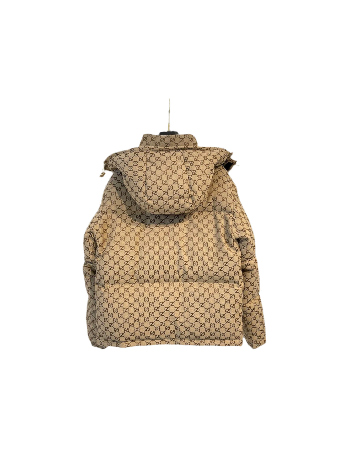 Gucci x The North Face | Monogram Print Puffer Jacket | Beige/Ebony