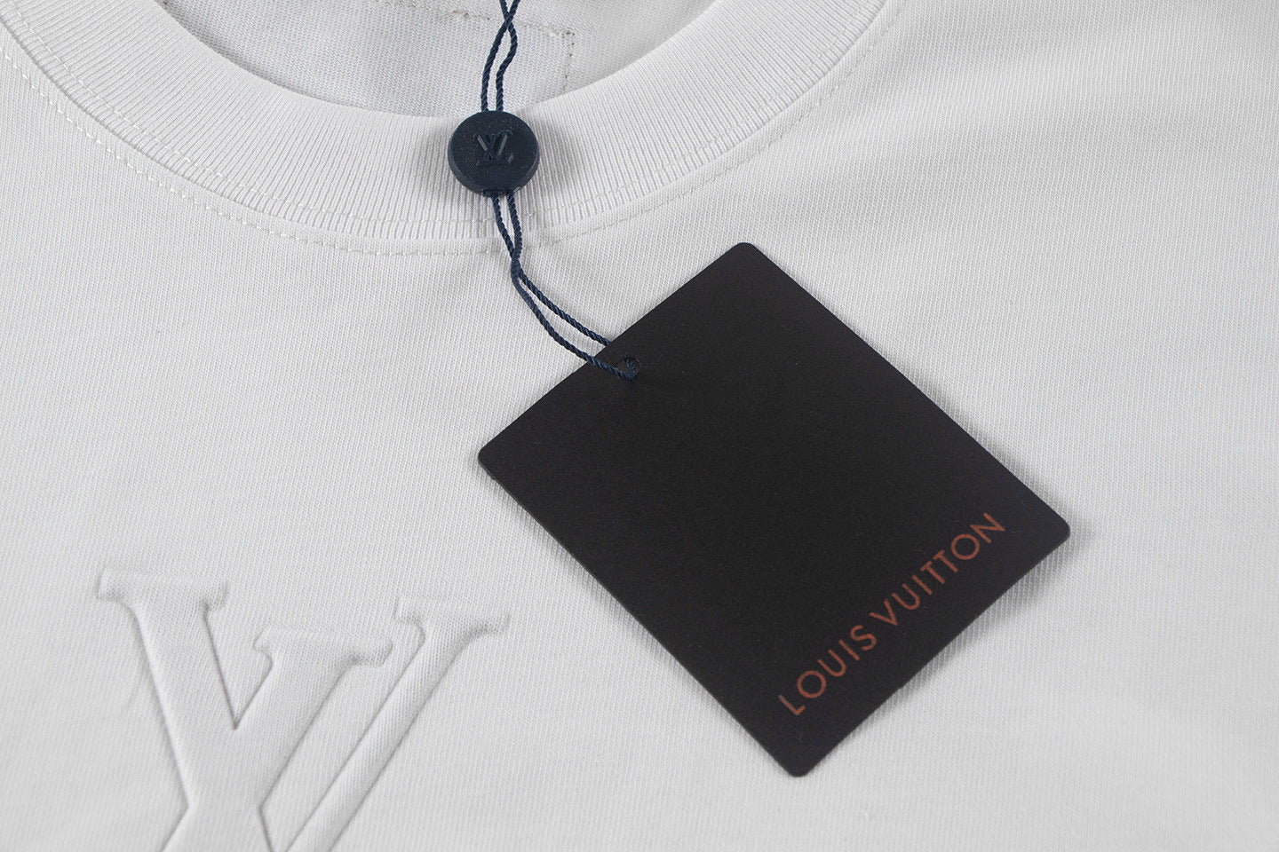 Louis Vuitton | Embossed LV Long-Sleeved T-Shirt in Black & White