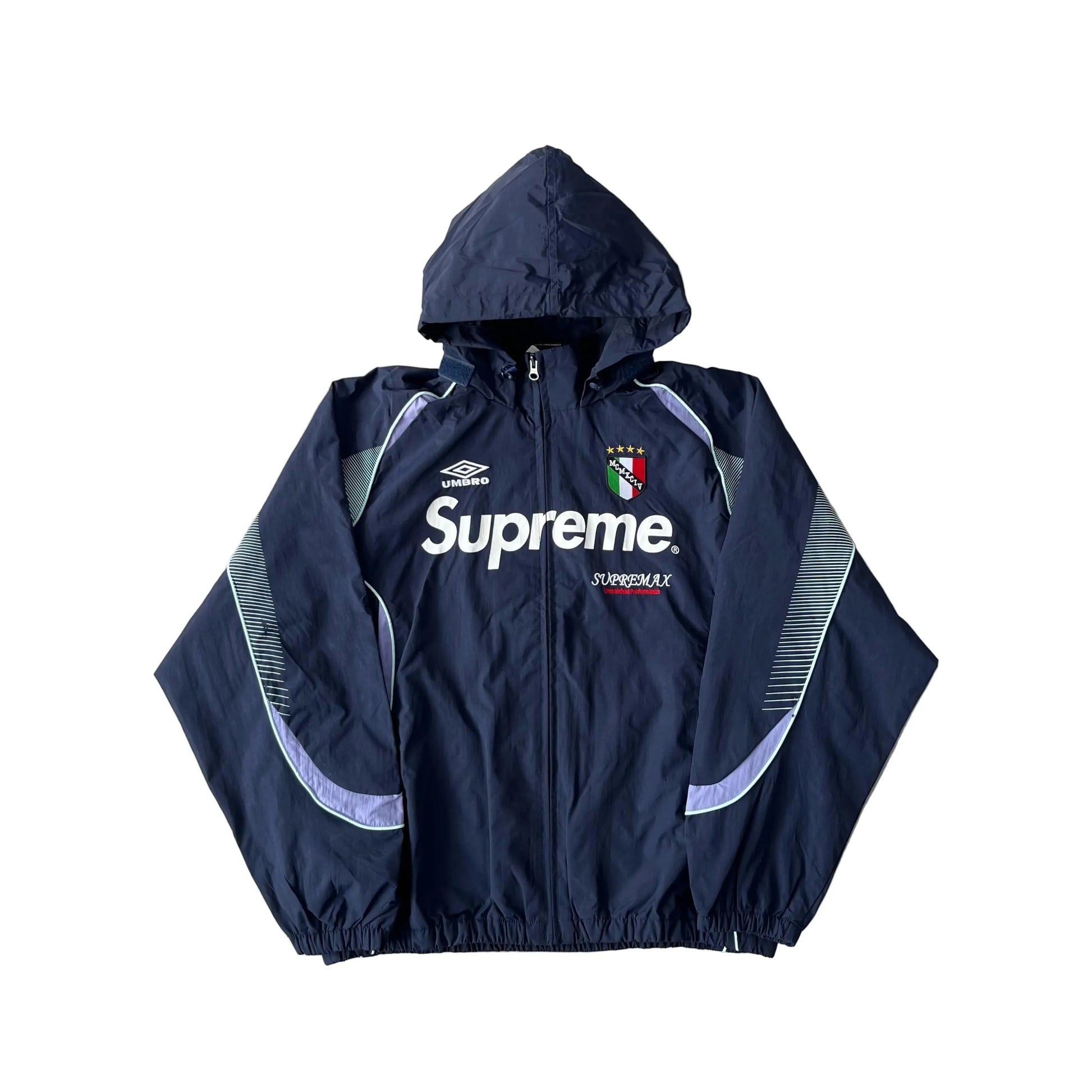 Supreme x Umbro | Supermax Tracksuit Hoodie & Pants | Black, Grey, Navy Supreme