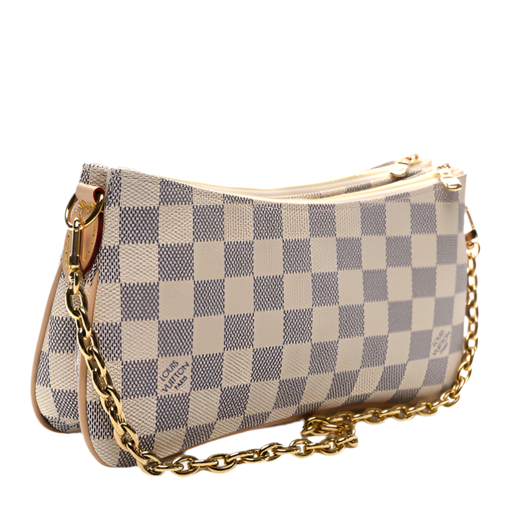 Louis Vuitton | Pochette Liv | Damier Azur Canvas / Gold-Toned Hardware