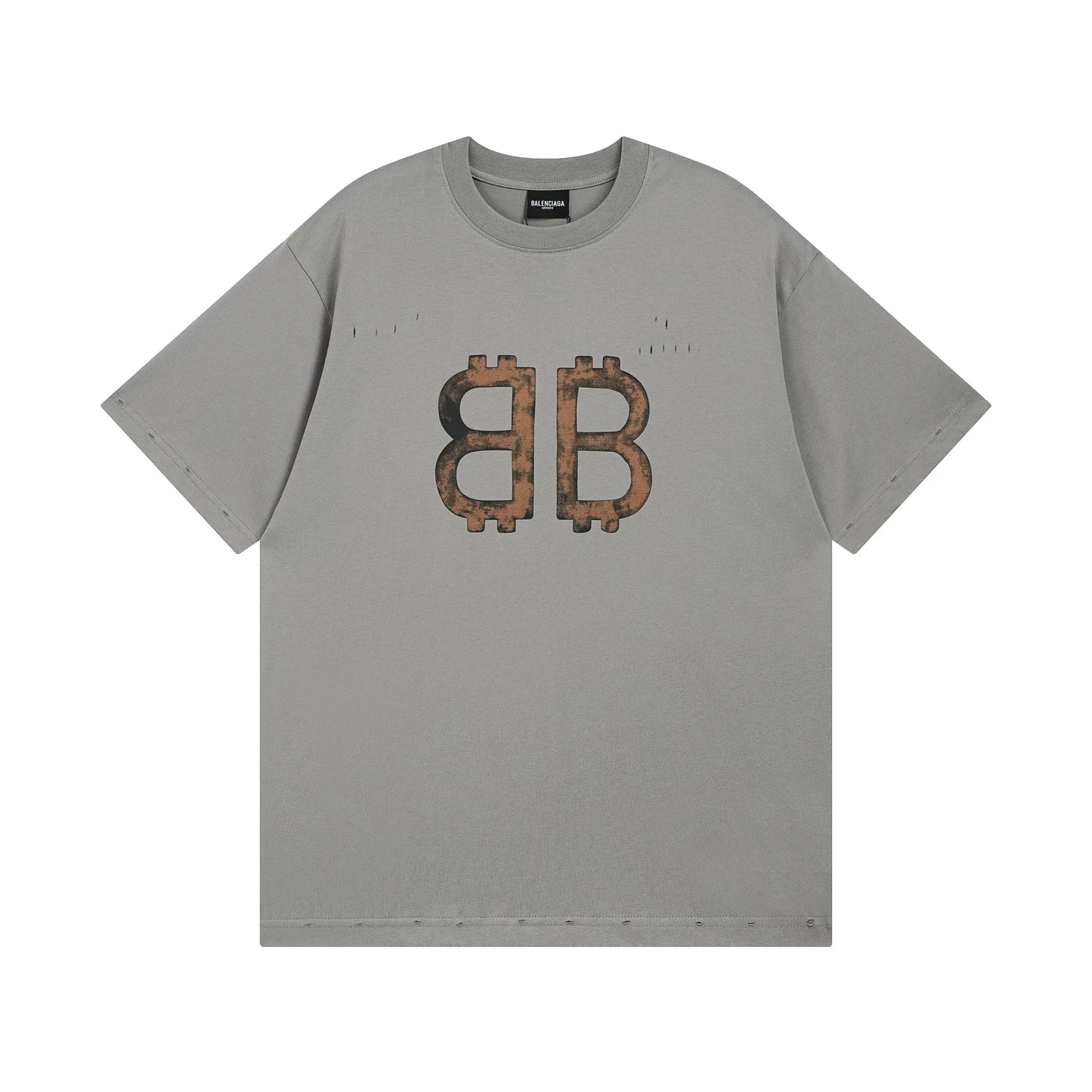 Balenciaga | Distressed Bitcoin Logo T-Shirt - Multiple Colors Balenciaga
