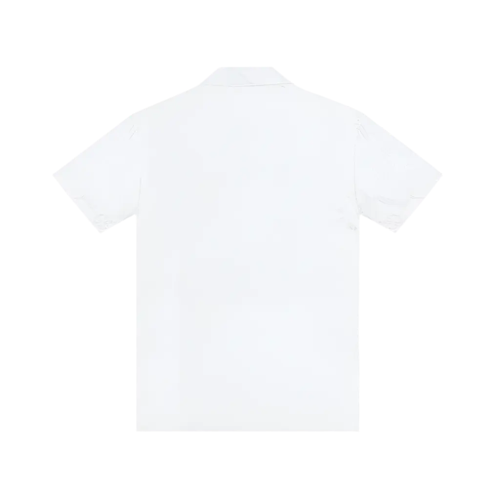 Gucci | Monogram Silk Button-Up Shirt | Black GG Pattern | Short Sleeve Gucci