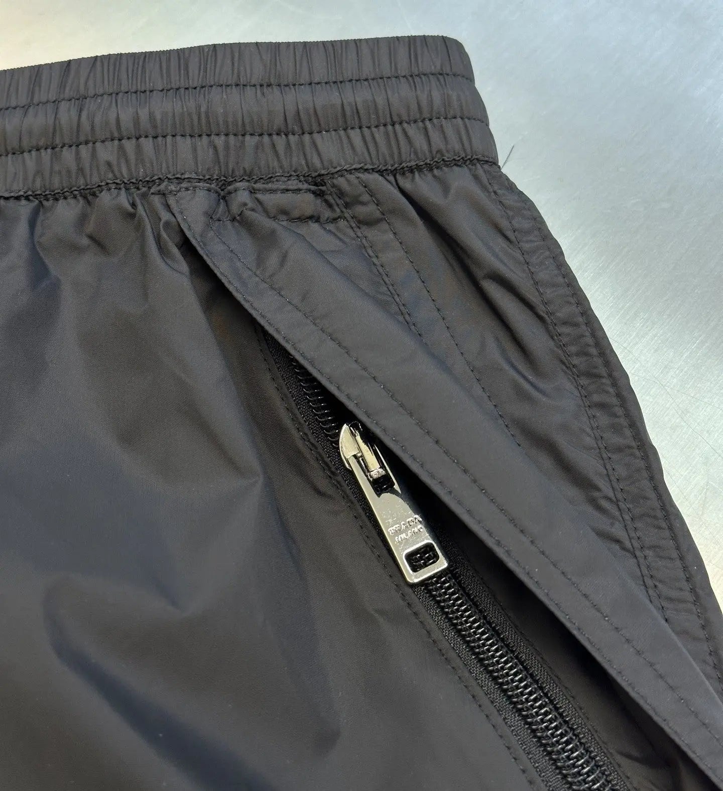 Prada | Black Nylon Milano Shorts Prada