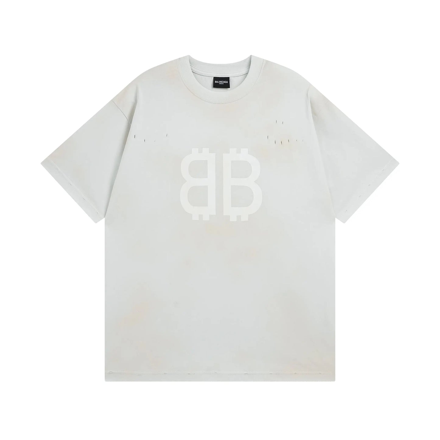 Balenciaga | Distressed Bitcoin Logo T-Shirt - Multiple Colors Balenciaga