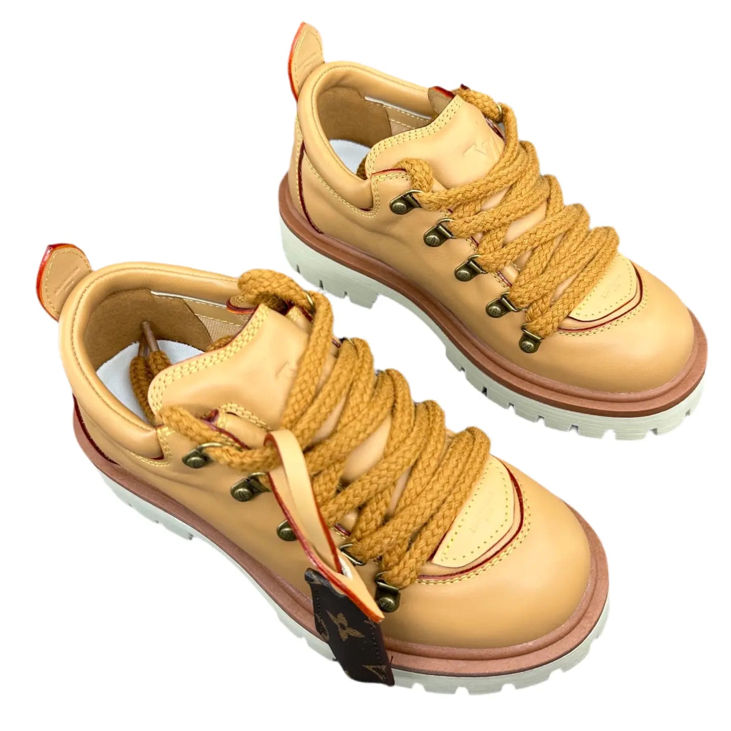 Louis Vuitton Pink Leather Hiking Boots – Luxe Streetwear Meets Rugged Edge Louis Vuitton
