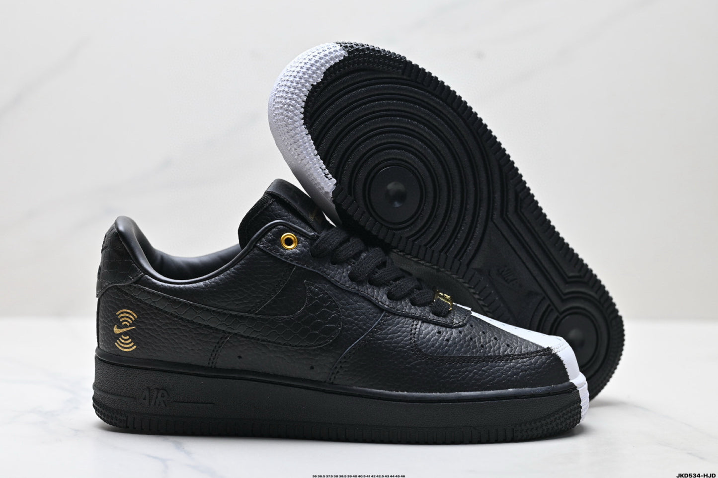 Nike Air Force 1 Low “Anniversary Edition” | Black & Gold