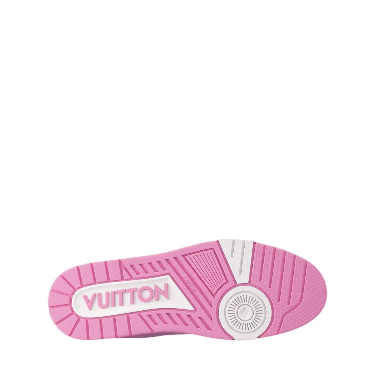 Louis Vuitton | LV Trainer Sneaker | Pink Calf Leather & Monogram Denim Louis Vuitton