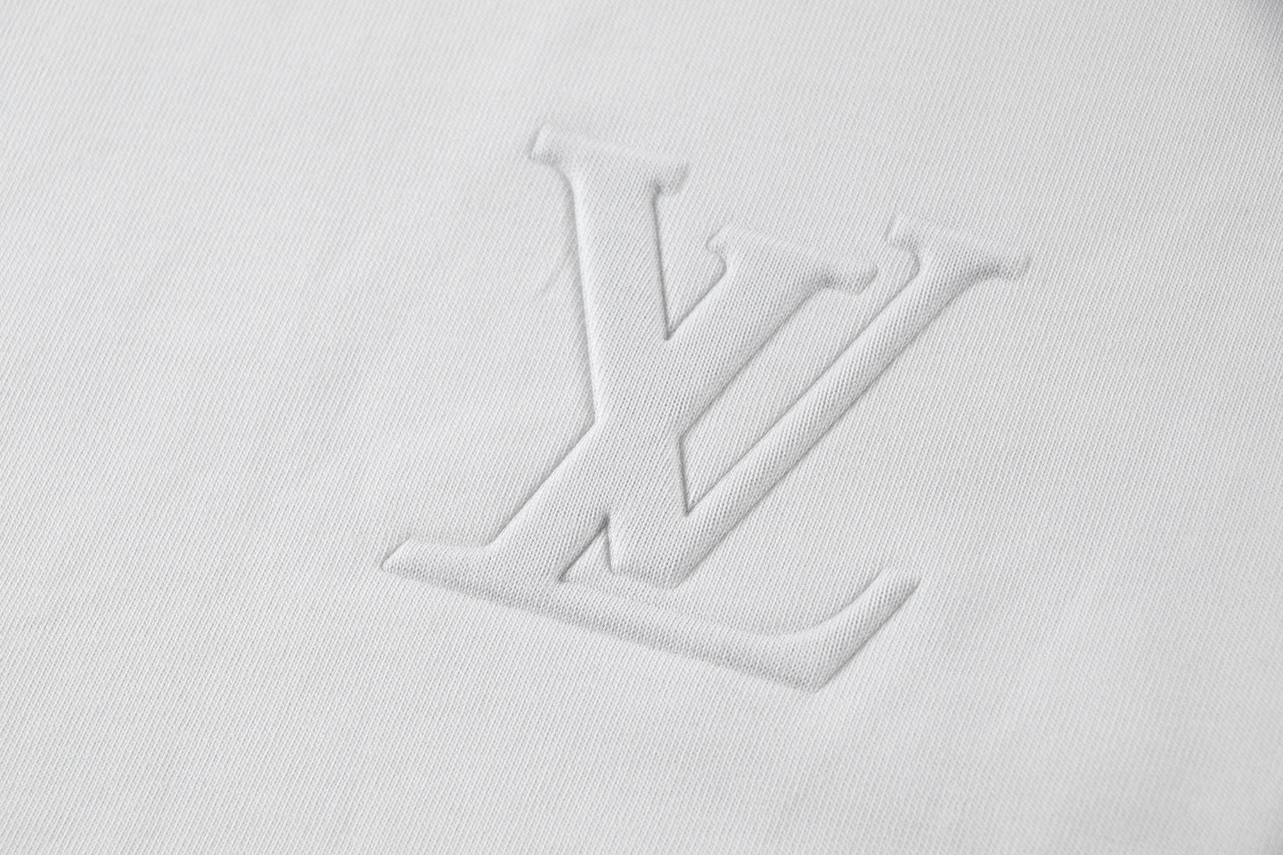 Louis Vuitton | Embossed LV Long-Sleeved T-Shirt in Black & White