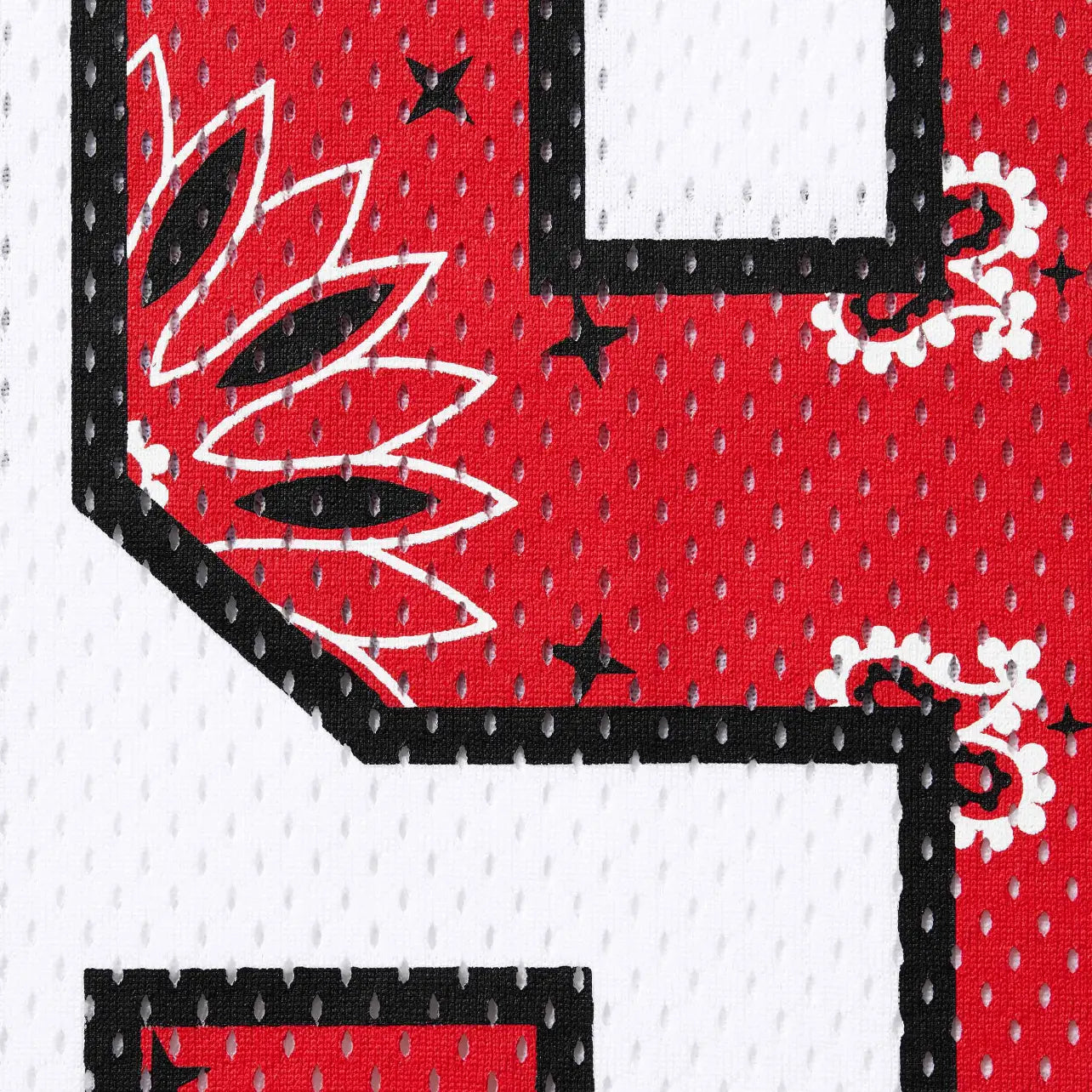 Supreme | Bandana Football Jersey | Black & White Supreme