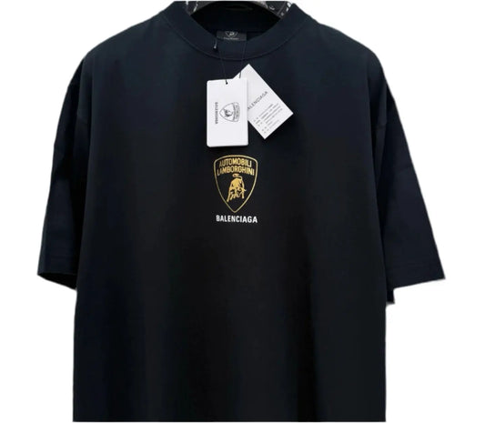 Balenciaga | Black Lamborghini Logo T-Shirt Balenciaga