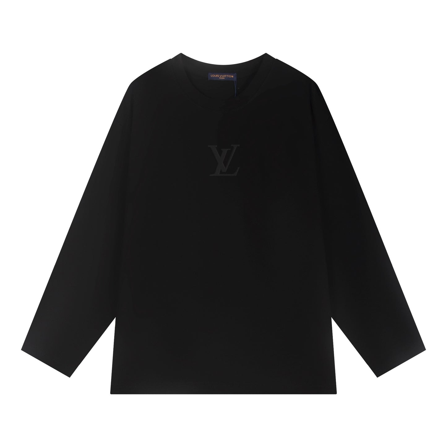 Louis Vuitton | Embossed LV Long-Sleeved T-Shirt in Black & White